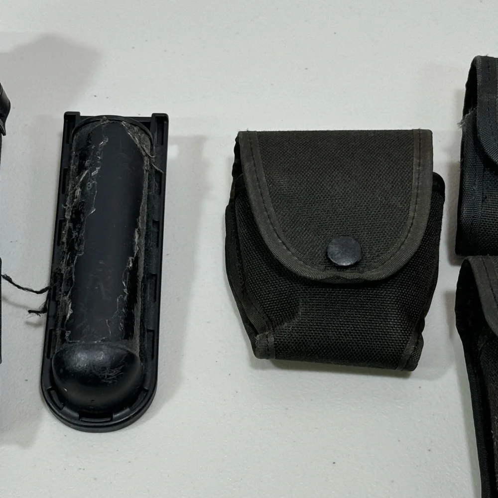 Uncle Mikes SIdekick Law Enforcement Duty Belt Holsters + Others LOT of 7